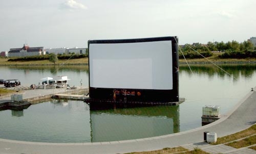 Inflatable Air Screen for Outdoor Cinema