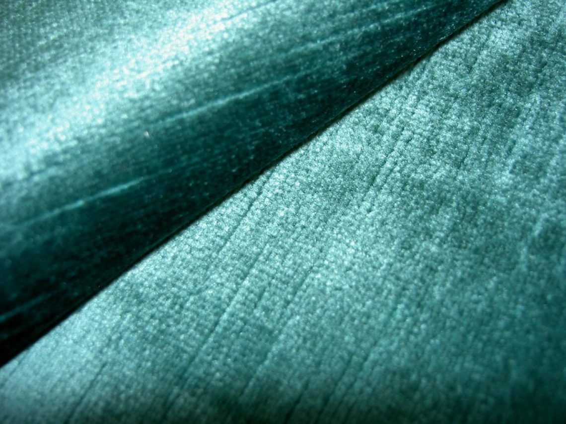 Peacock velvet  theatre fabric for stage curtains