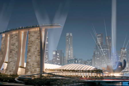 3D Cinema Screen for Iconic Marina Bay Sands